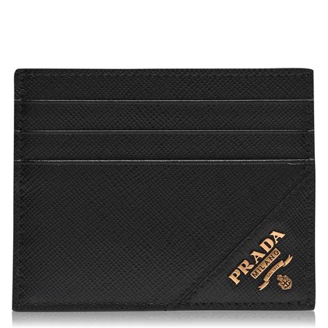 prada passport holder and card case|Prada credit card holder wallet.